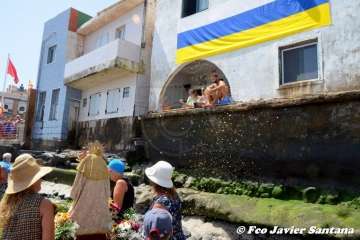Misa y procesión terrestre-marítima de la playa de Ojos de Garza (Foto TA)